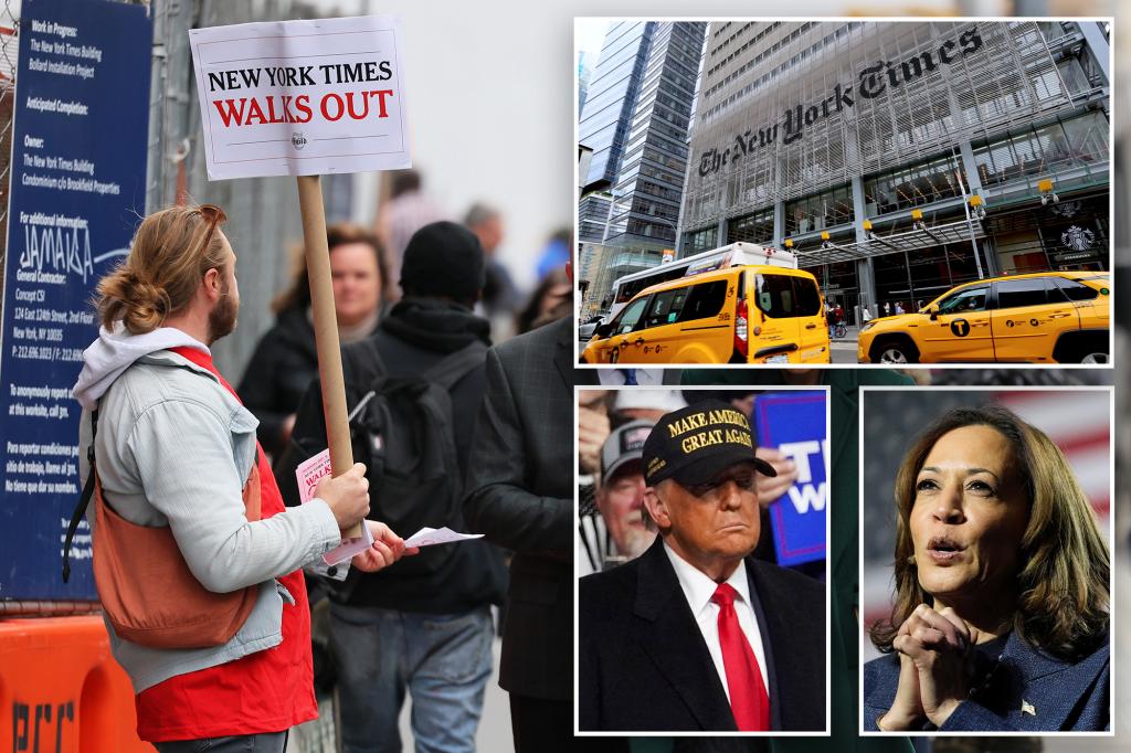 New York Times tech staff strikes, threatening Election Day coverage