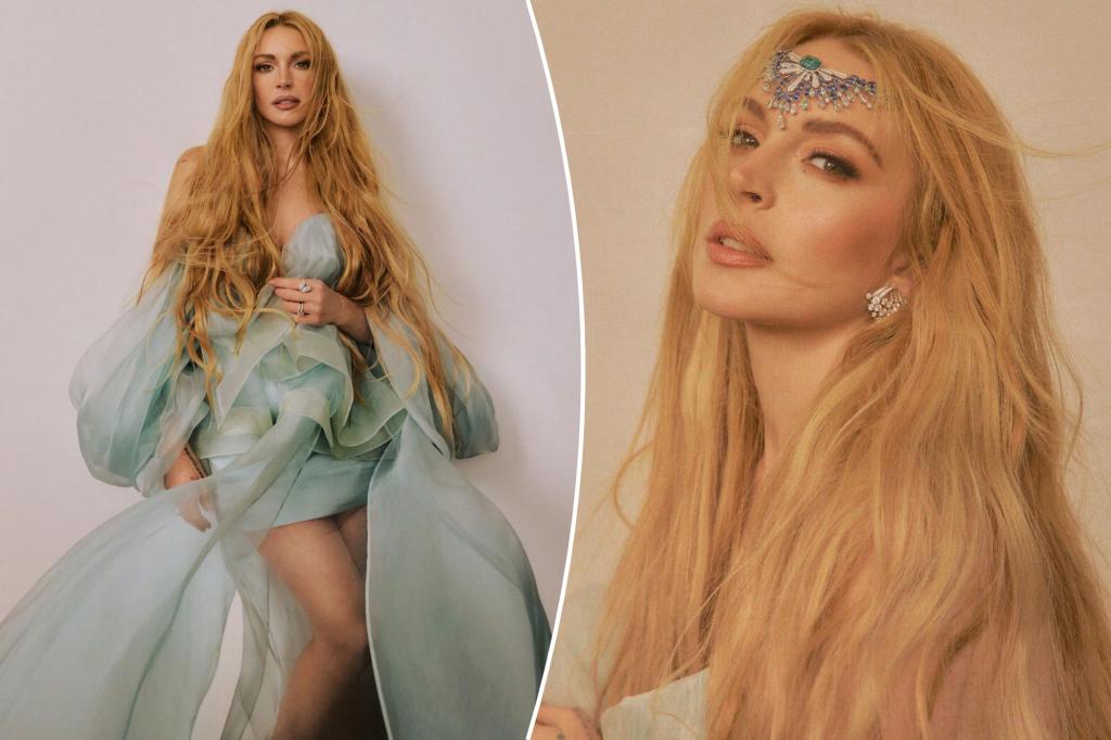 Lindsay Lohan in new Christmas movie, life in Dubai with husband and son