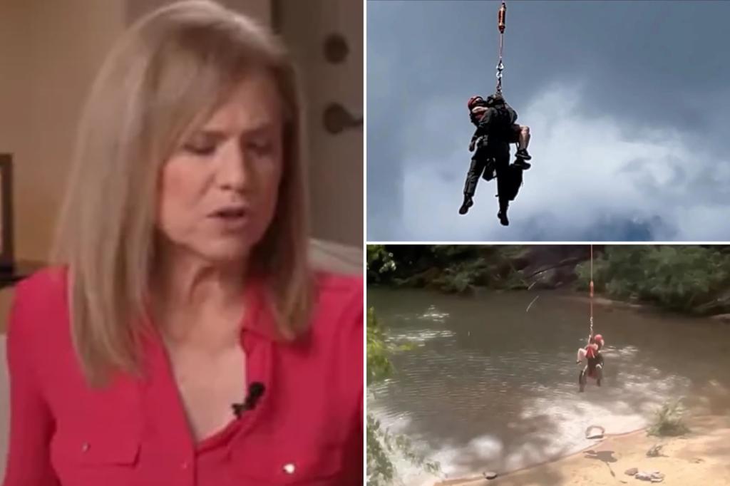 Retired local news anchor falls into ravine, rescued by helicopter after hike gone wrong