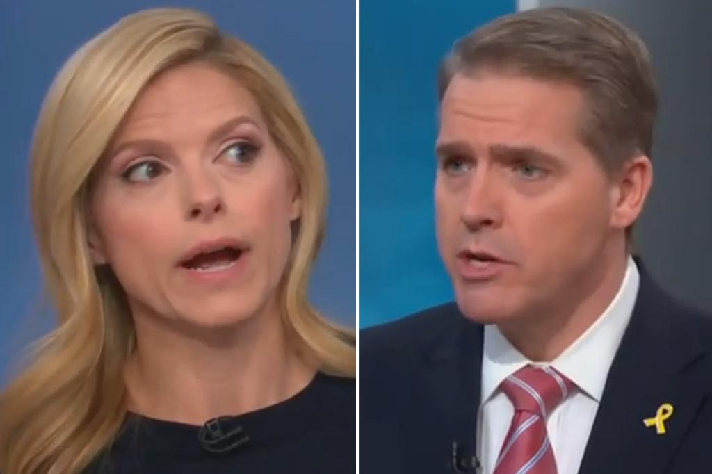 CNN anchor Kate Bolduan tells GOP pundit Scott Jennings to "zip it!" after DEM commentator claimed "prices are falling"