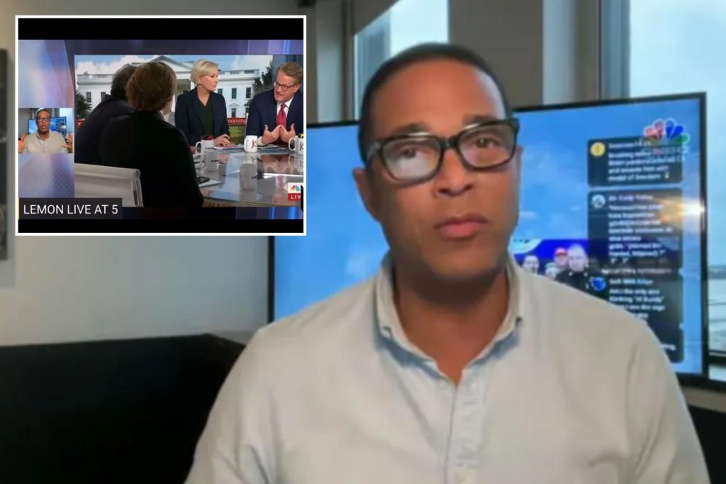 Sour Don Lemon fires rant at MSNBC's 'Morning Joe' Obama for comforting Trump: 'Fk you!'