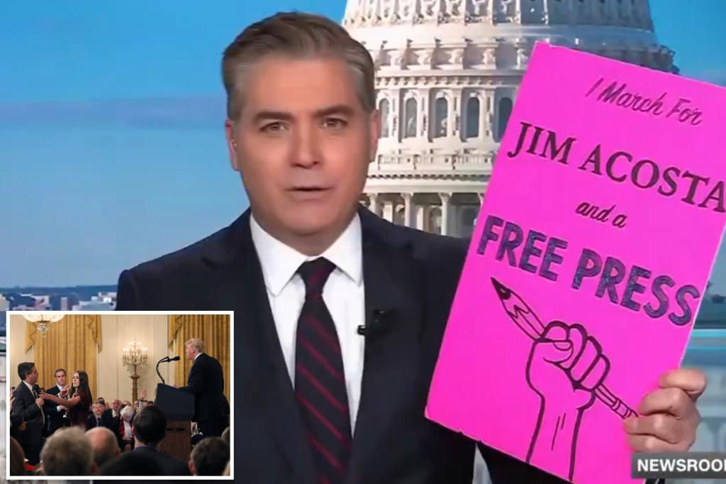 CNN's Jim Acosta insists reporters 'are not the enemy of the people' ahead of Trump's return to office