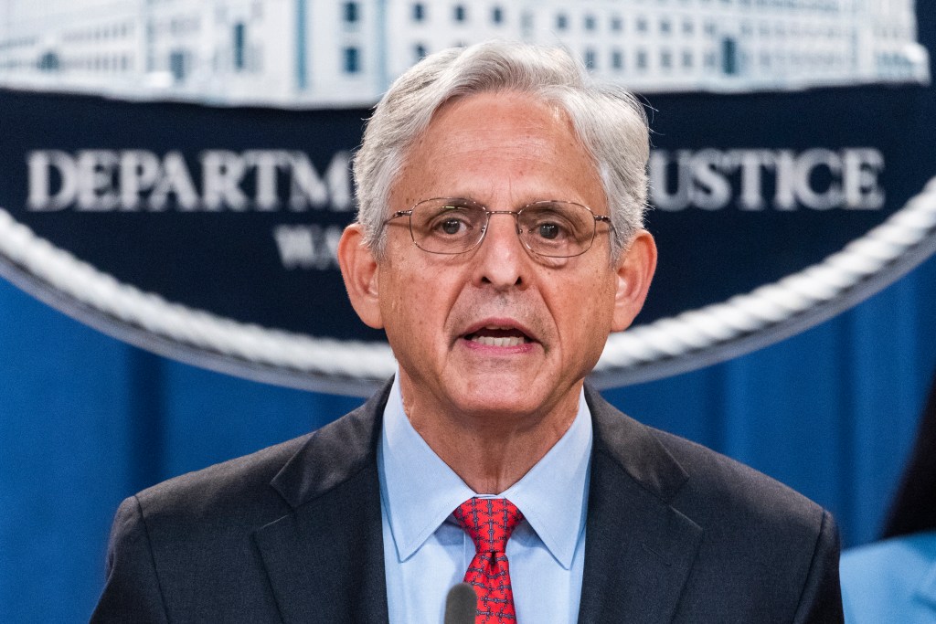 Attorney General Merrick Garland Announces Lawsuit Against Texas and Its New Abortion Law at the Department of Justice in Washington, DC