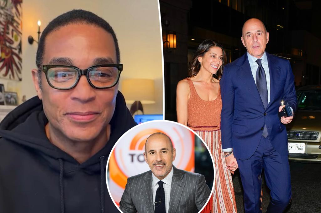 Don Lemon defends friend Matt Lauer - 8 years after 'Today' firing: 'I think the audience loves him'