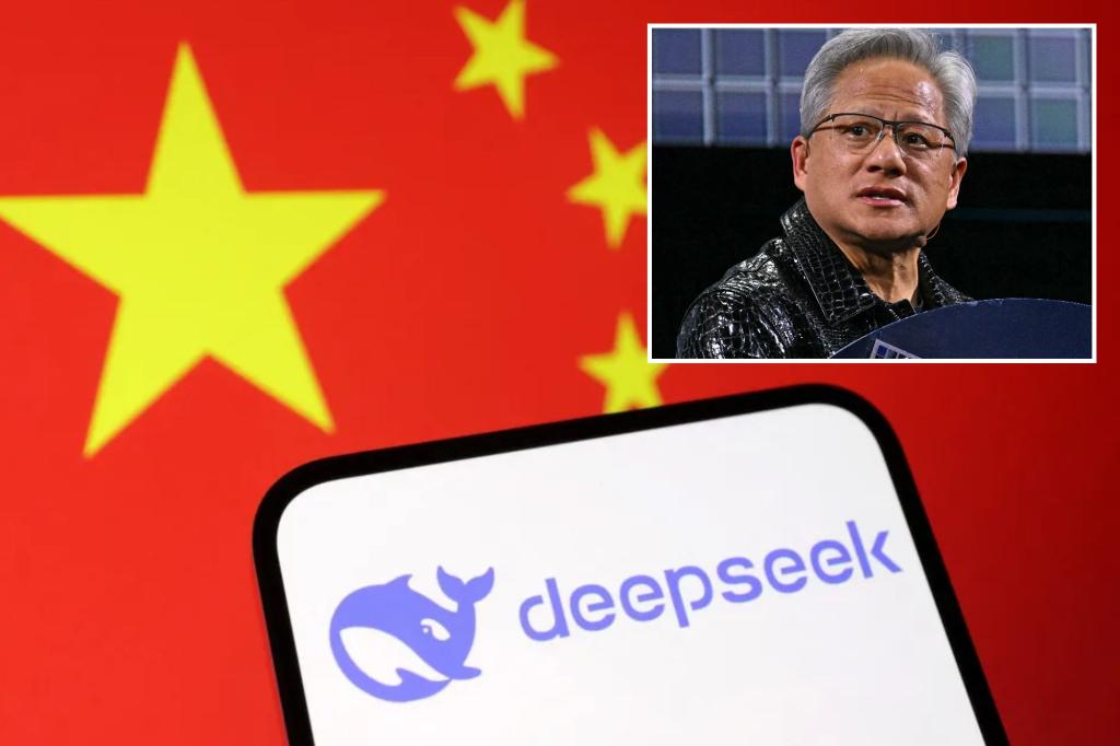 Nvidia shares fall 12% as Chinese AI startup Deepseek sparks panic selling on Wall Street