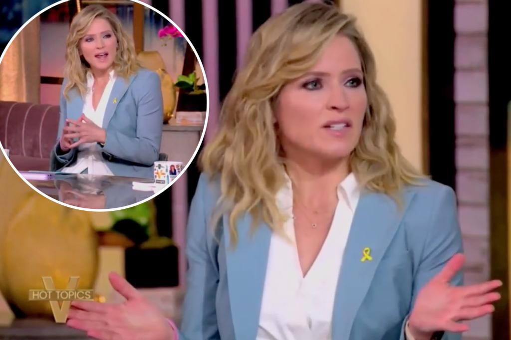 Sara Haines admits that 'View' panelists are out of contact with Americans because no one voted for Trump