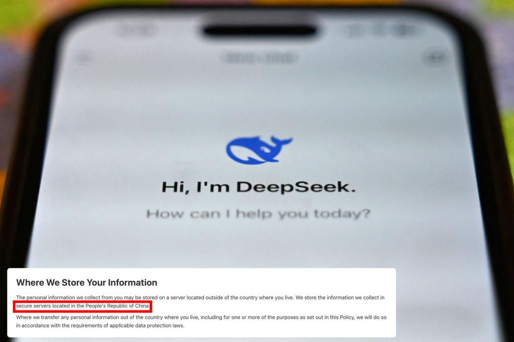 Deepseek He collects, stores US users' data in China - sparking similar national security concerns that forced tikhtok