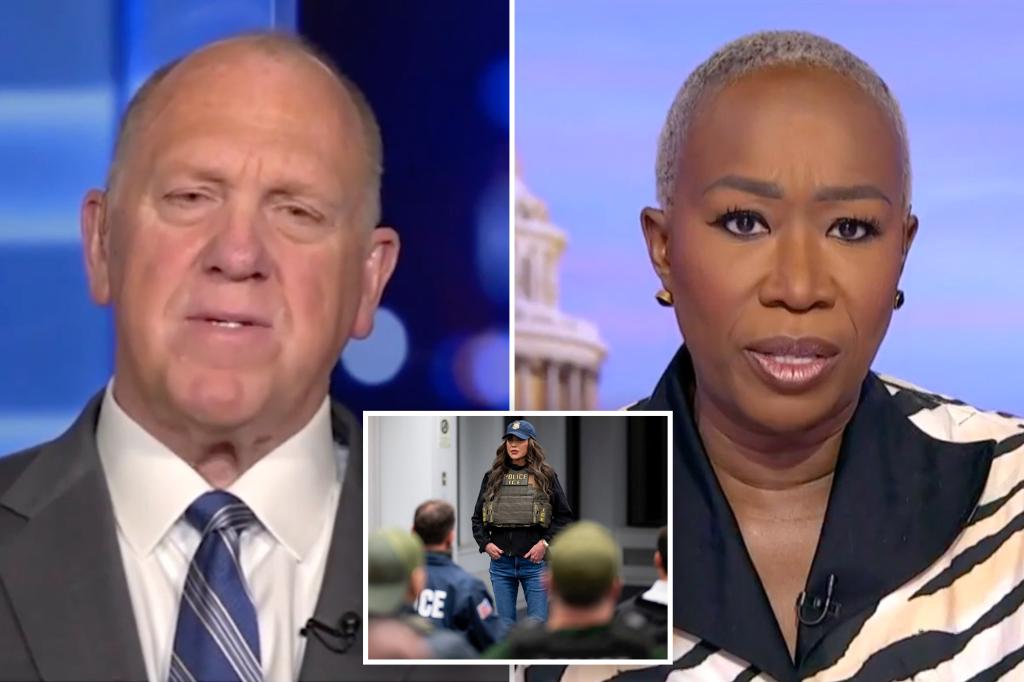 Trump Czar Tom Homan border mocks Joy Reid claim that raids