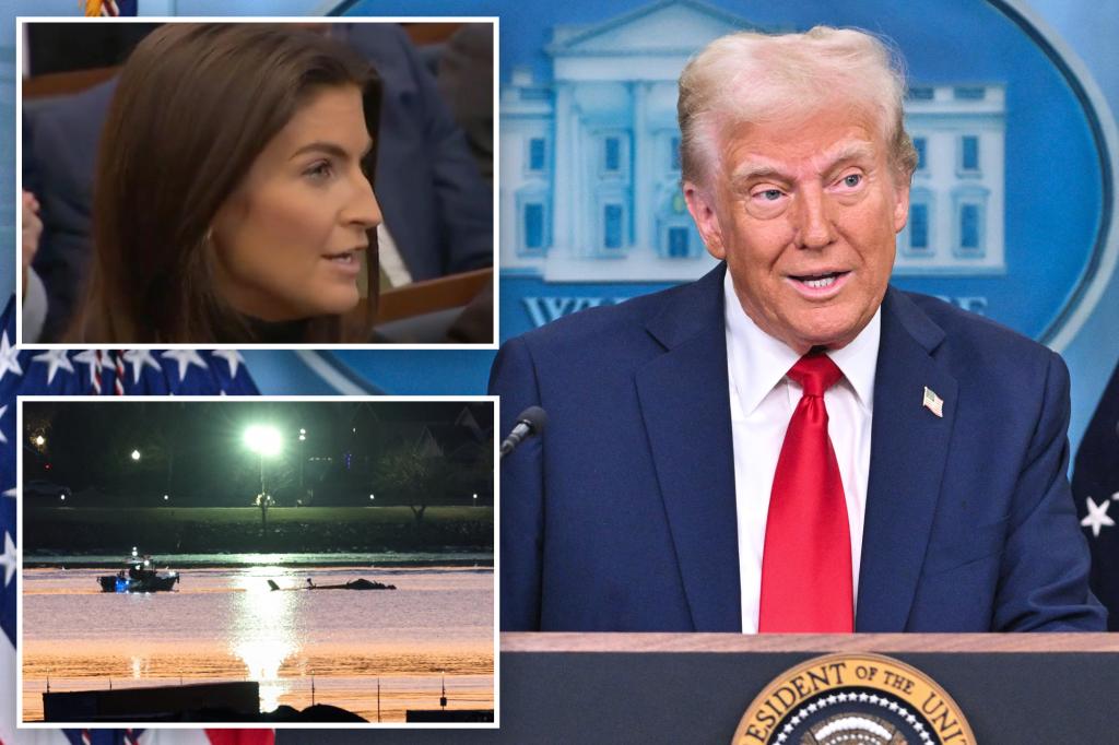 Trump Rips Kaitlan Collins to CNN after she tears him for 'blaming the Democrats and Dei's policies' over the crash of the DC plane: 'Not a very smart question'