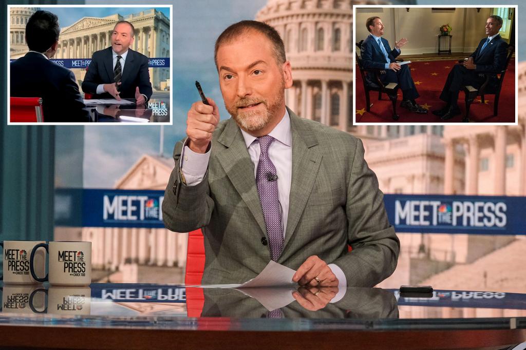 Chuck Todd tells colleagues that he is leaving NBC News - taking with him 'Chuck Toddcast'