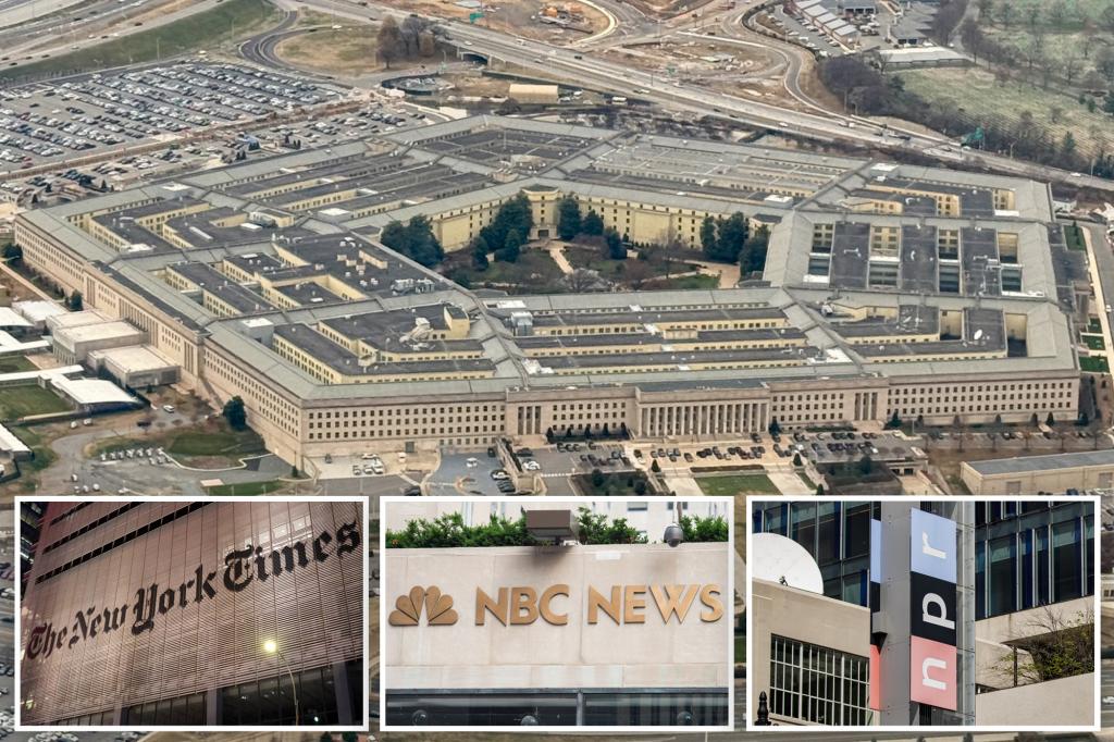 Pentagon Boots NY Times, NBC News, NPR in favor of post, Breitbart and Oan