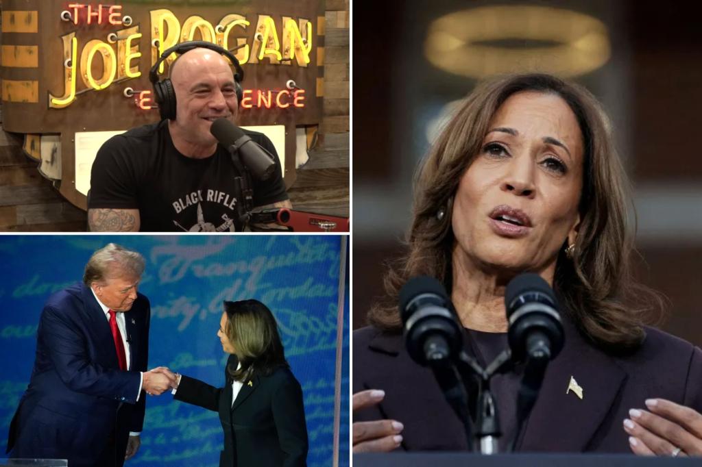 Rogan explodes Harris's campaign to lie about the interview removed, says they 'just scared'