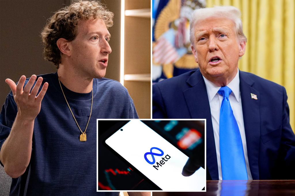 Meta censors Internal dispute over Mark Zuckerberg Cozying to Trump: Report