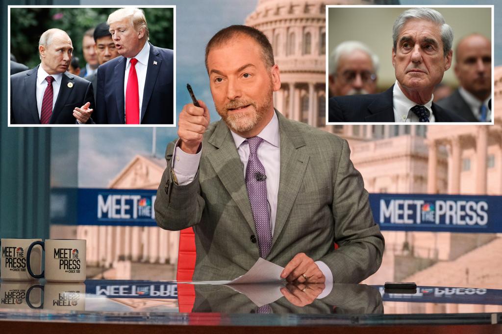 Chuck Todd Tallet for posting the connection to Mueller Report, 'Insinuating Trump is a wealth of Kremlin'