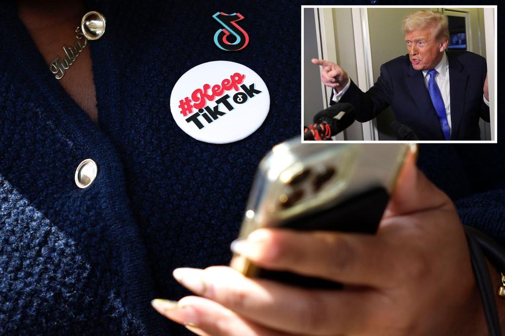 Trump says 4 groups in talks to buy tiktok while the April deadline approaches: 'Many people love it'